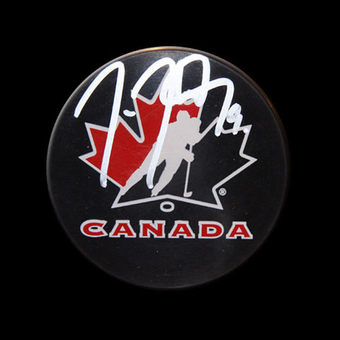 Joe Thornton Team Canada Autographed Puck