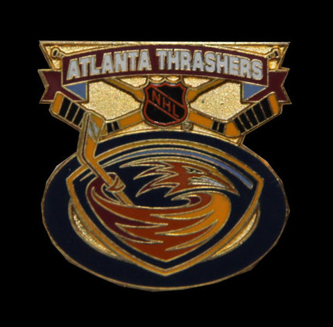 Atlanta Thrashers Face-Off Pin