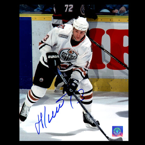 German Titov Edmonton Oilers Autographed 8x10 Photo