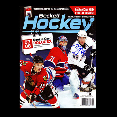 Jonathan Toews Blackhawks & Sam Gagner Oilers Dual Autographed Beckett Monthly Price Guide