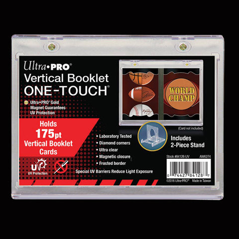 Vertical Booklet UV One Touch Magnetic Holder