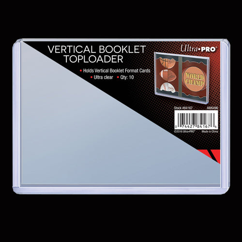 Vertical Booklet Toploader 10ct
