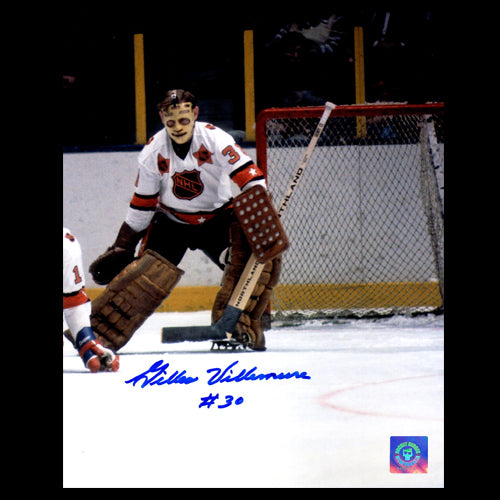 Gilles Villemure NHL All-Star ( NY Rangers) Autographed 8x10 Photo