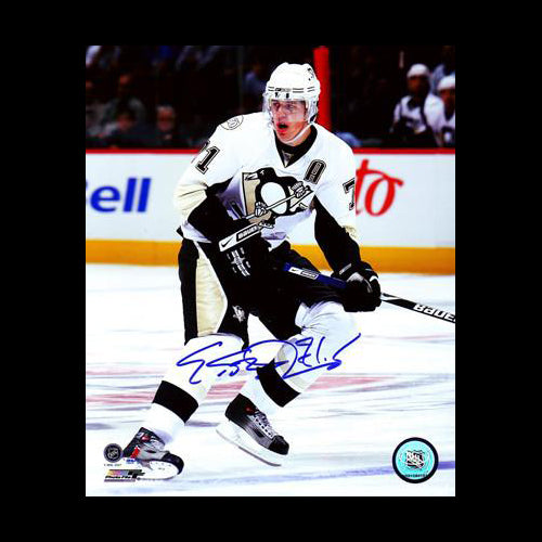 Evgeni Malkin Pittsburgh Penguins Autographed Action 8x10 Photo