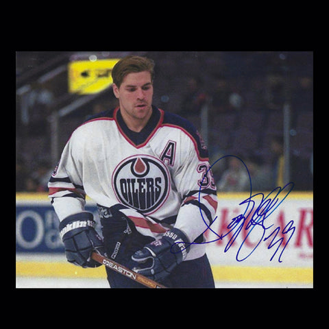 Doug Weight Edmonton Oilers Autographed Warm-Ups 8x10 Photo