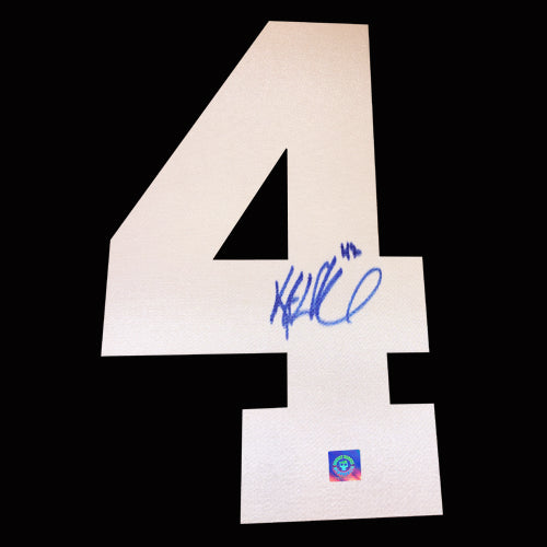 Kyle Wellwood Autographed Toronto Maple Leafs Jersey Number