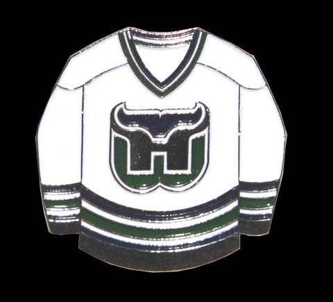 Hartford Whalers White Jersey Pin