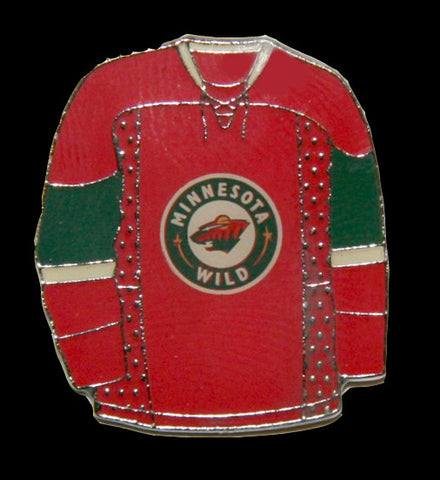 Minnesota Wild 2007-2016 Red Jersey Pin