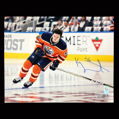 Kailer Yamamoto Edmonton Oilers Autographed 16x20 Photo