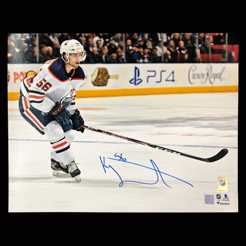 Kailer Yamamoto Edmonton Oilers Autographed 16x20 Photo