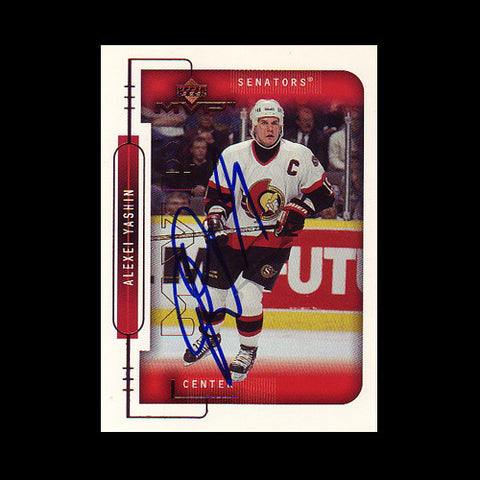 Alexei Yashin Ottawa Senators Autographed Card