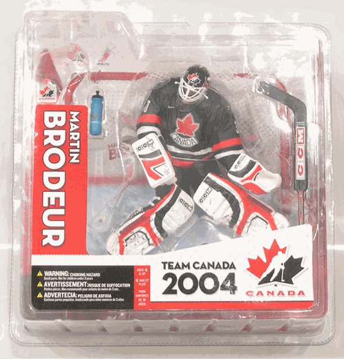 Martin Brodeur 2004 Team Canada (2005 Team Canada Series) McFarlane Figure