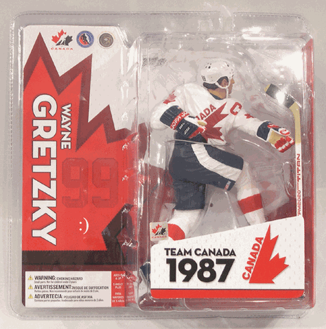 Wayne Gretzky 1987 Team Canada (2005 Team Canada Series) McFarlane Figure