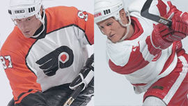 Brett Hull Red Wings & Jeremy Roenick Flyers 3" Series 1 McFarlane Figures 2-Pack