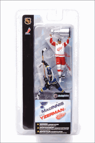 Al MacInnis Blues & Steve Yzerman Red Wings 3" Series 2 McFarlane Figures 2-Pack